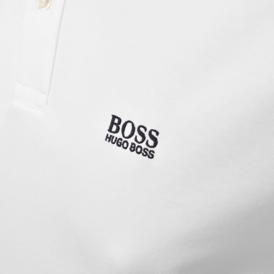 Alternative Image for ProductBOSS Parlay Jersey Short Sleeve Polo T Shirt White3